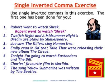 Image result for Inverted Commas Examples