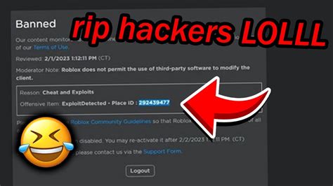 Image result for Roblox Permanent Ban Screen Prank