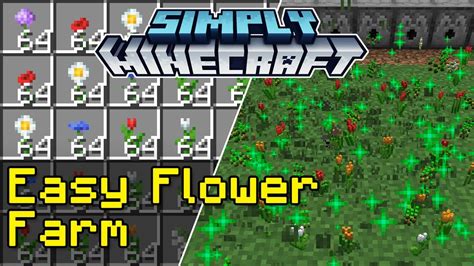 Toradh íomhá ar Minecraft Farming Flowers