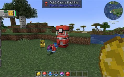Toradh íomhá ar Pokemon Gacha Minecraft Mod