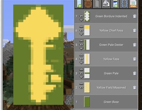 Afbeeldingsresultaten voor Bordure Indented Loom Minecraft