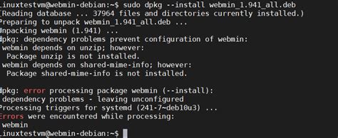 Webmin Debian 10 に対する画像結果