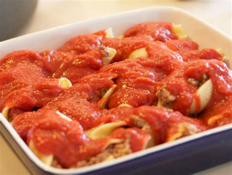 Image result for Stuffed Shells Dinner Menu