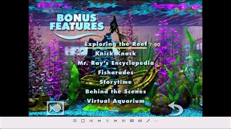 Image result for Finding Nemo 2003 Dvd Menu Walkthrough