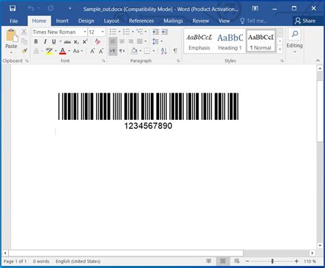 Barcode Generator Word に対する画像結果