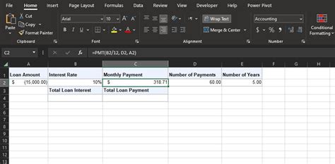 How to Calculate Principal Payment in Excel に対する画像結果