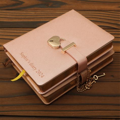Image result for Leather Journal with Lock and Key