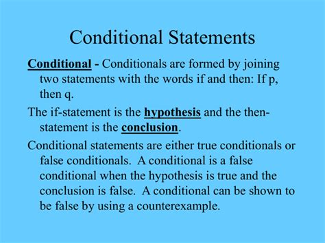 Image result for Forms of Conditional Statement
