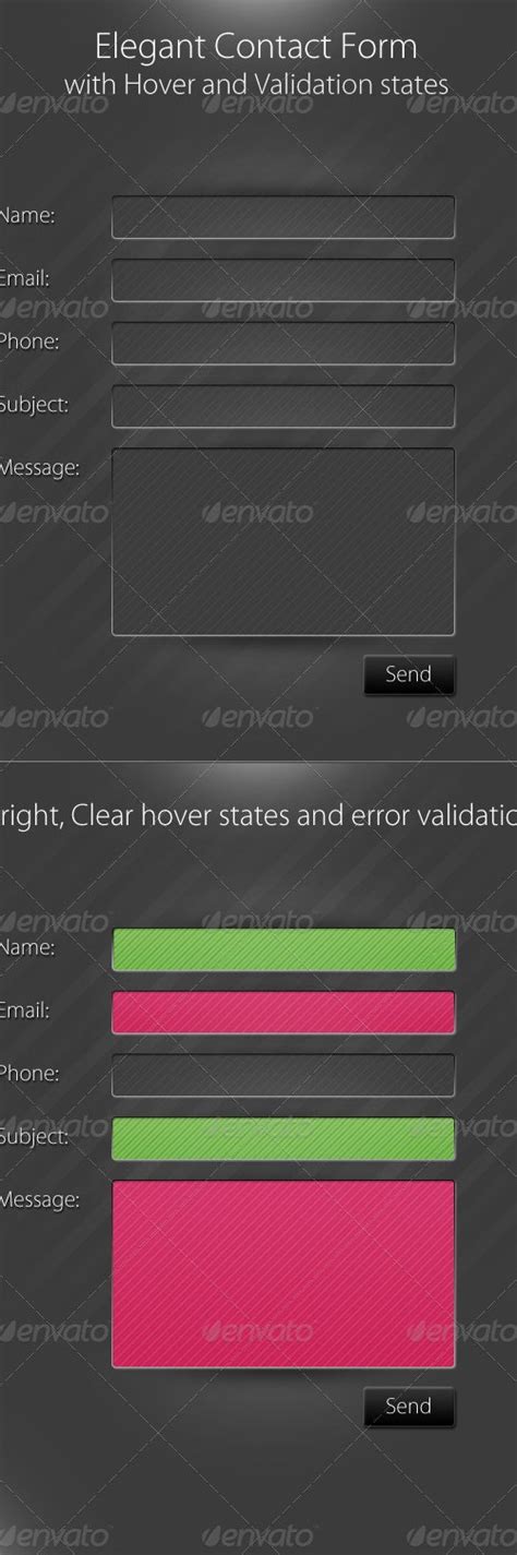 Toradh íomhá ar Elegant Contact Form