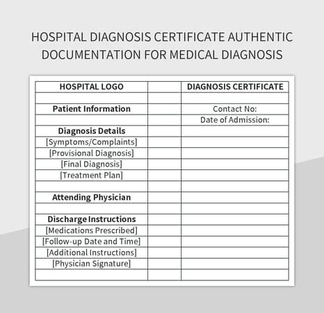 Image result for Medical Diagnostic Report Sample