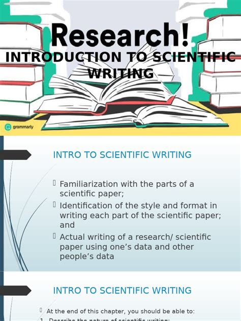 Image result for Introduction to Scientific Writing