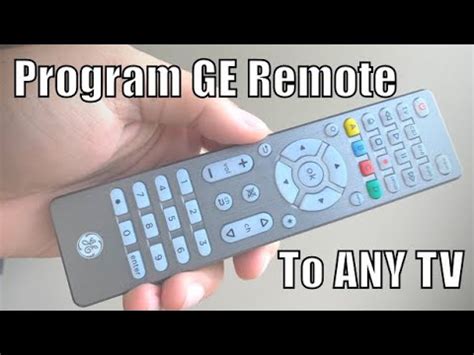 How to Program a GE Remote-க்கான படிம முடிவு