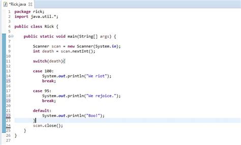 Toradh íomhá ar Or in Java Switch/Case