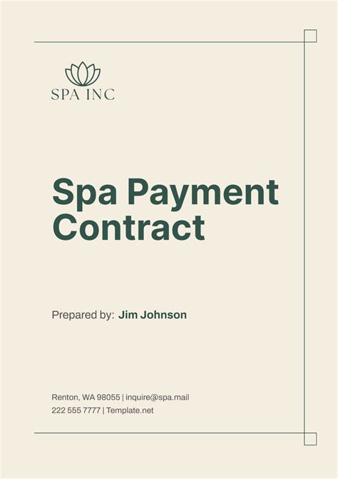 Image result for Contractor Payment Contract Template