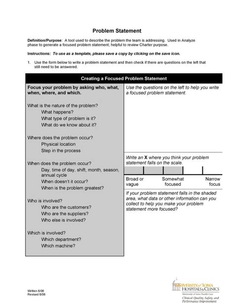 Image result for Problem Statement Cheat Sheet