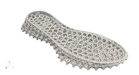 Toradh íomhá ar SolidWorks Conformal Lattice