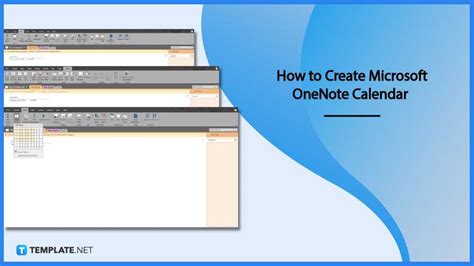 Toradh íomhá ar Microsoft OneNote Calendar Template