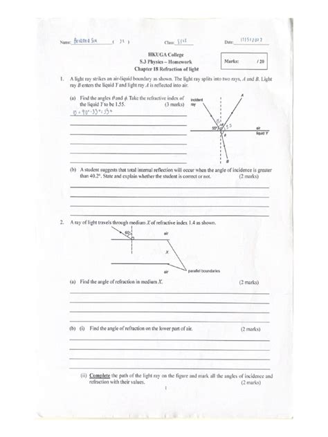 Image result for Easy Physics Worksheets