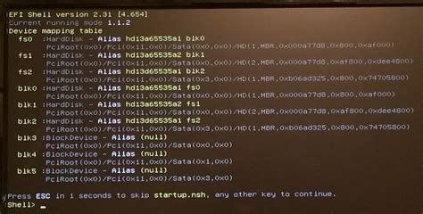Image result for UEFI Interactive Shell Commands