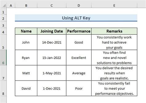 Image result for How To Add A Paragraph In Excel