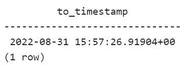 Image result for PostgreSQL Convert Timestamp to Date