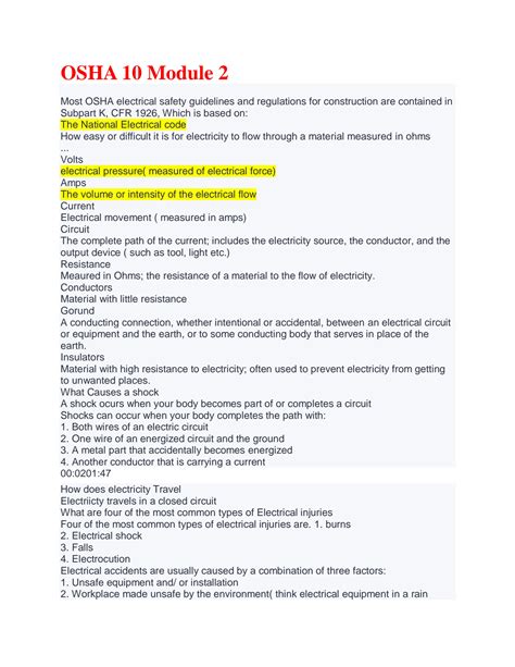 OSHA Training Modules Free に対する画像結果