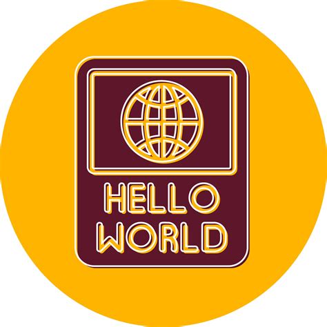 Image result for Hello World Icon