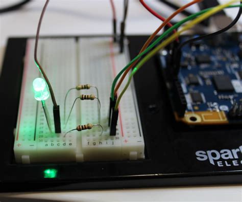 Toradh íomhá ar Champagne LED Arduino