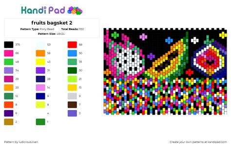 Seed Bead Patterns Fruit に対する画像結果