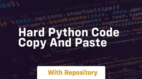 Image result for Hard Python Code Examples