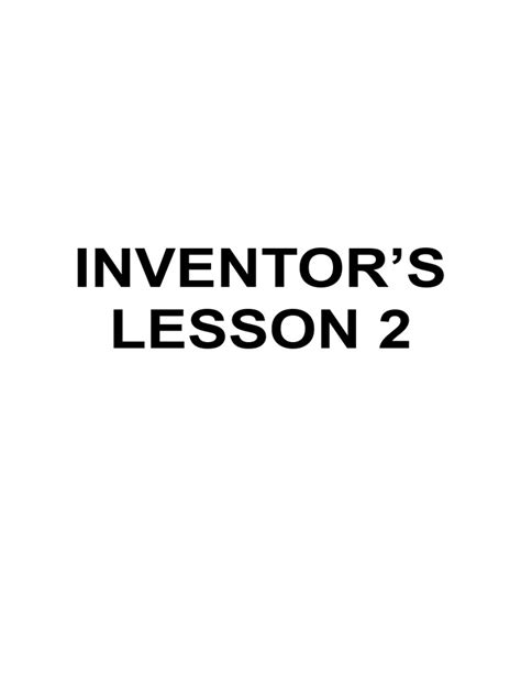 Image result for Inventor Business Book 2 Notes