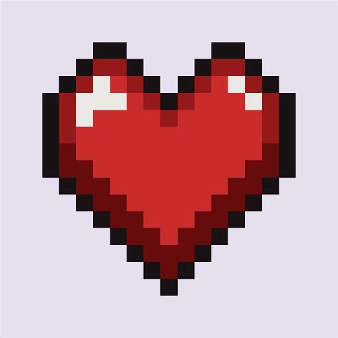 Image result for 8-Bit Heart Graphic PNG
