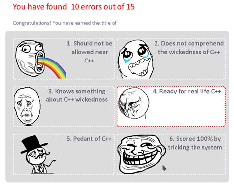 Image result for C++ Quiz