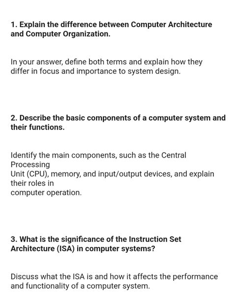 Image result for Essay On the Differences Between Computer Architecture and Computer Organization