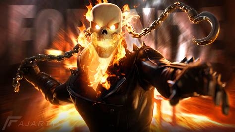 تصویر کا نتیجہ برائے Ghost Rider Fortnite Skin