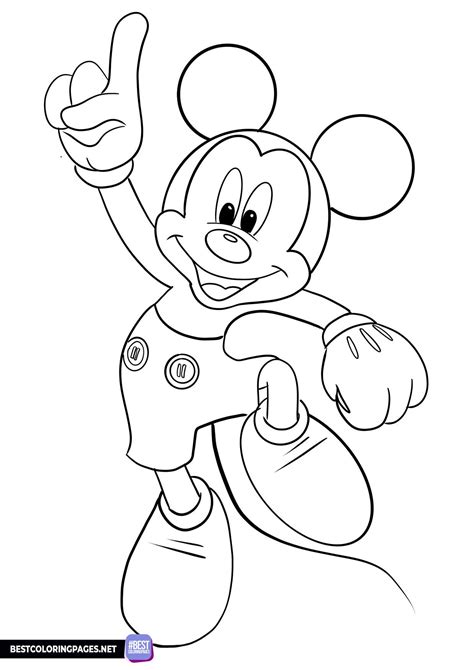 Image result for Mickey Mouse Color Pages