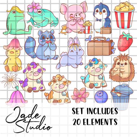 Spring Animals Clip Art Set – Jade Studio by Charise
