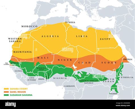Image result for Sahara Desert Map