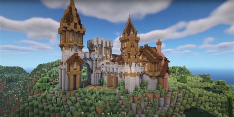 Afbeeldingsresultaten voor Biggest Minecraft Castle Small