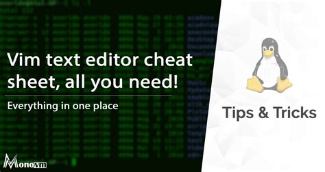 Toradh íomhá ar Linux Gvim Cheat Sheet