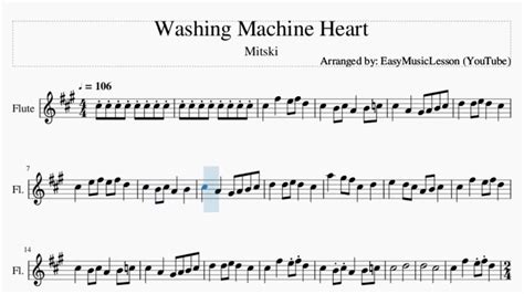 Image result for Washing Machine Heart Roblox Piano Sheet