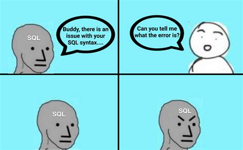 Bildergebnis für Dumb SQL Error