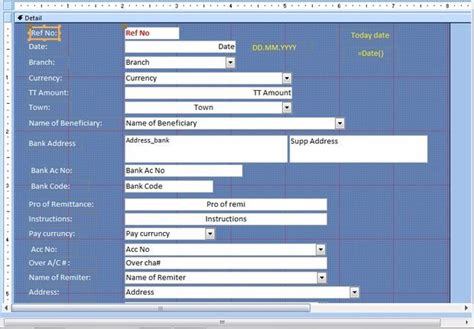 Image result for Access Database Form Design