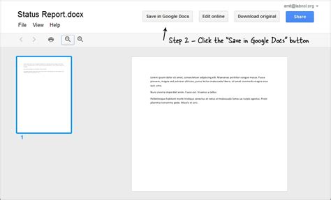 Toradh íomhá ar How to Save in Google Docs