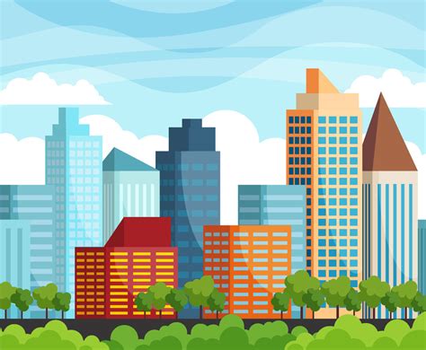 City Skyscraper Background | FreeVectors