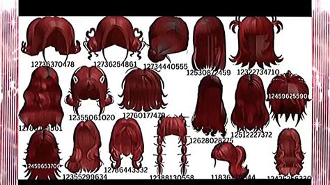 Roblox Hair Red に対する画像結果