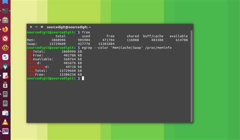 Image result for Free Memory Linux Command