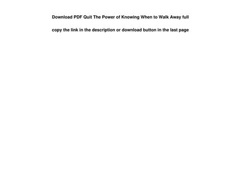 Image result for When to Walk Away PDF Study Guide