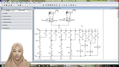 Toradh íomhá ar Fluidsim Elektropneumatik
