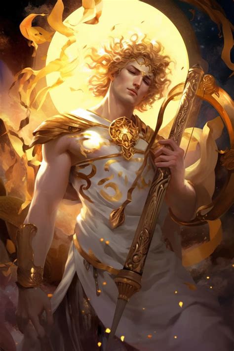 Toradh íomhá ar Greek God Apollo Illustrations